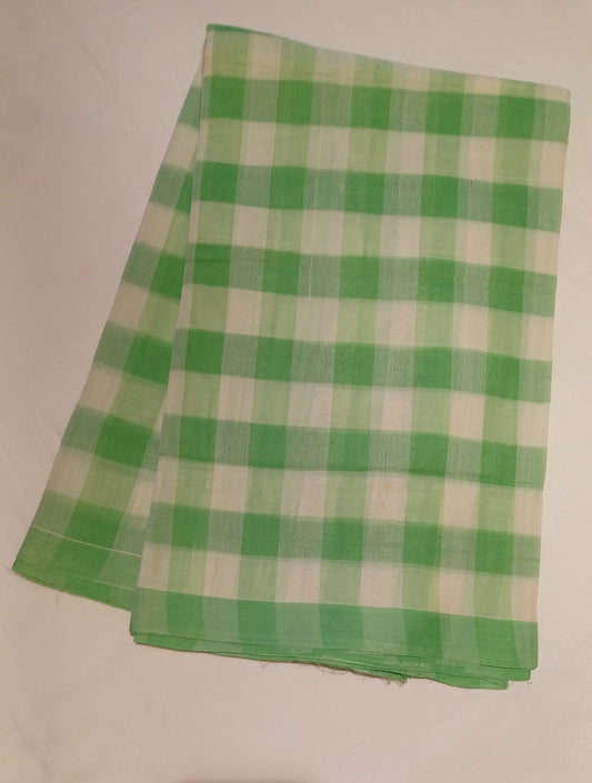 Bobbili Handloom Cotton Checks Saree